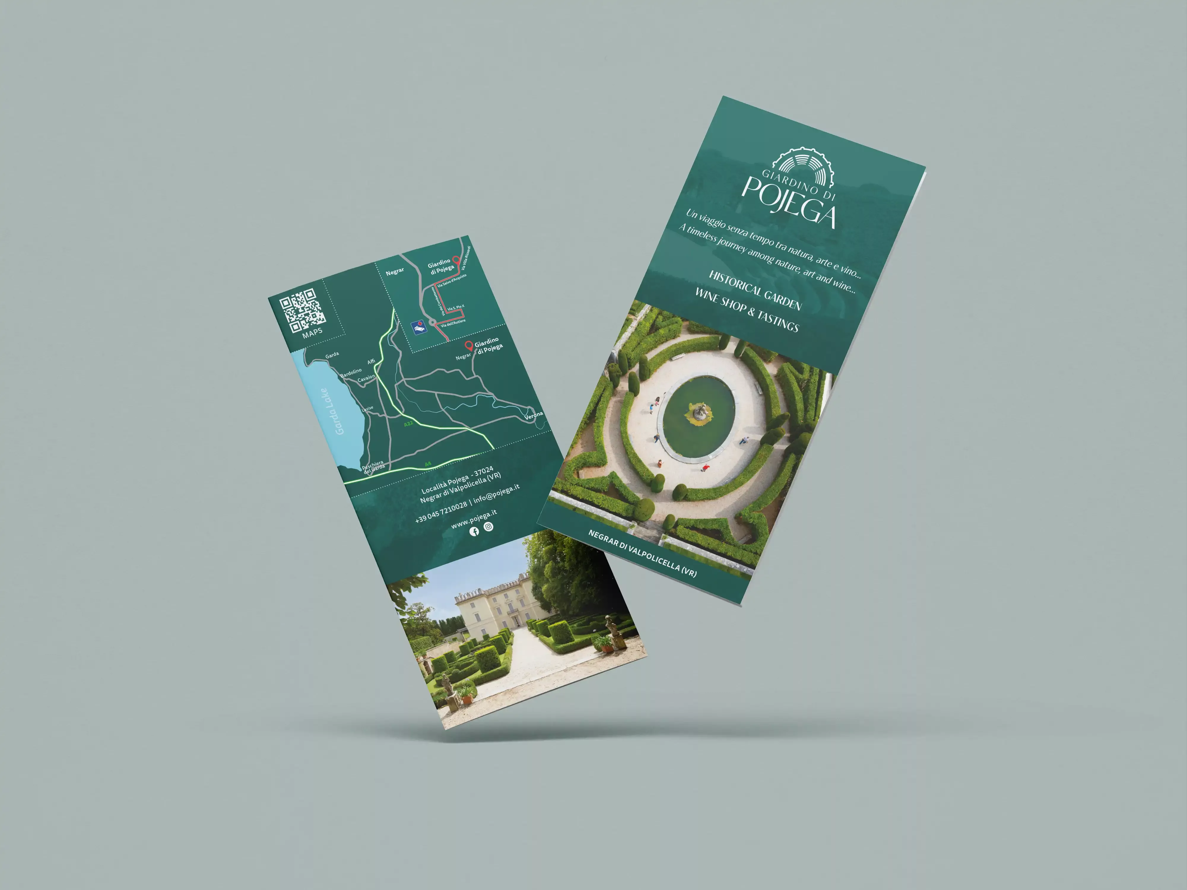 Giardino di Pojega depliant cover formo